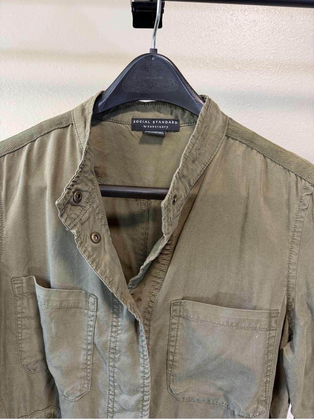 Social Standard by Sanctuary Olive Utility Jacket - Picture 5 of 8